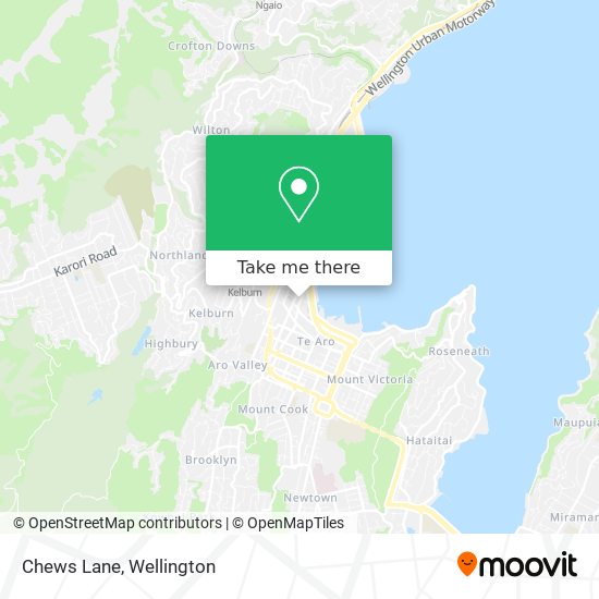 Chews Lane map