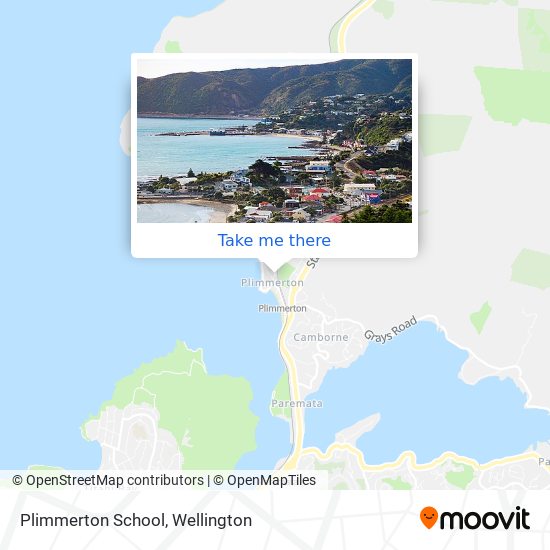 Plimmerton School map