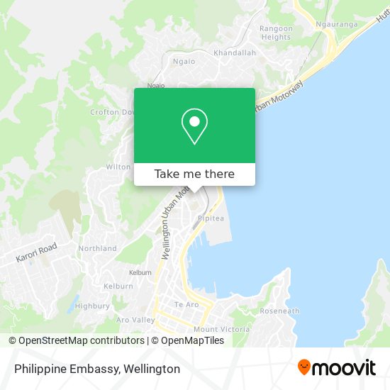 Philippine Embassy map