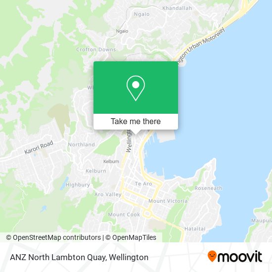 ANZ North Lambton Quay map