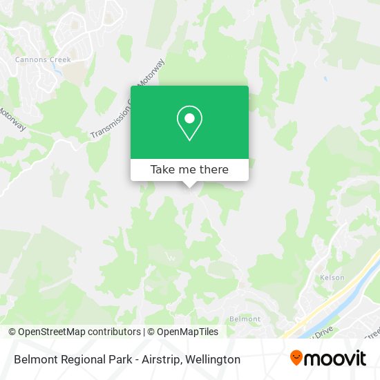 Belmont Regional Park - Airstrip map