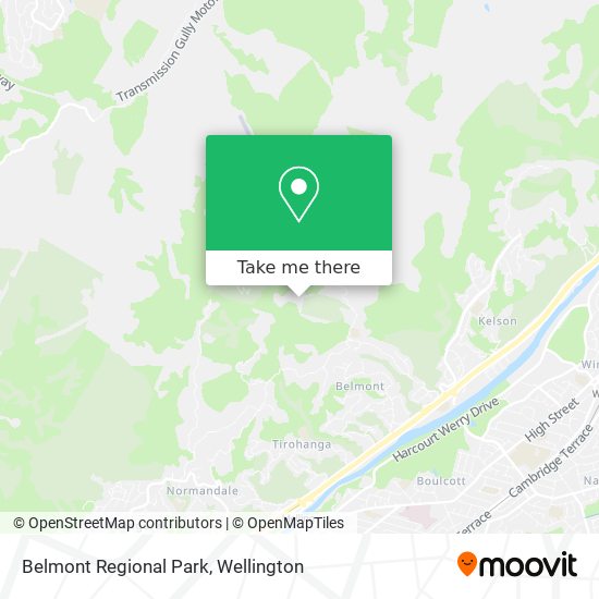 Belmont Regional Park map