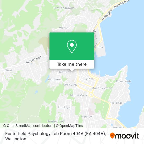 Easterfield Psychology Lab Room 404A (EA 404A) map