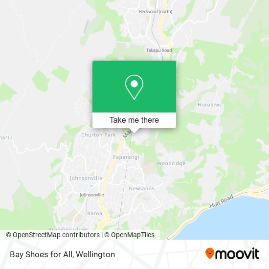 Bay Shoes for All map