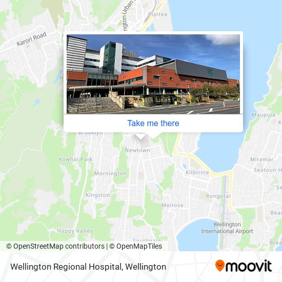 Wellington Regional Hospital map
