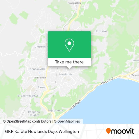 GKR Karate Newlands Dojo map