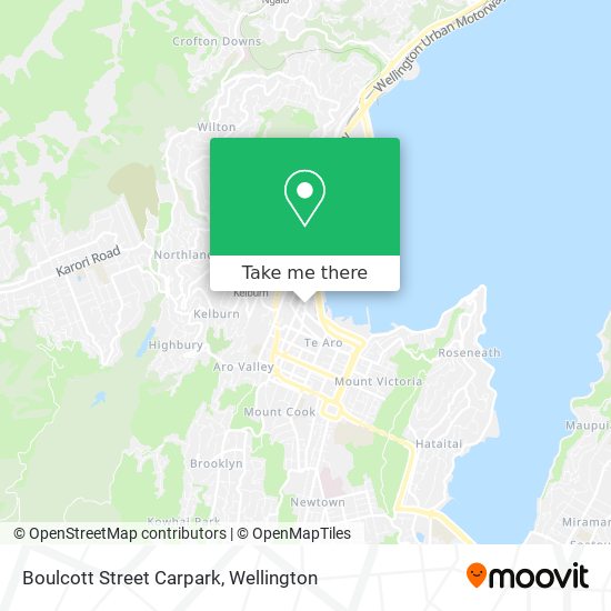 Boulcott Street Carpark map