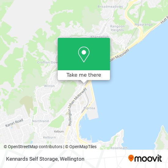 Kennards Self Storage map