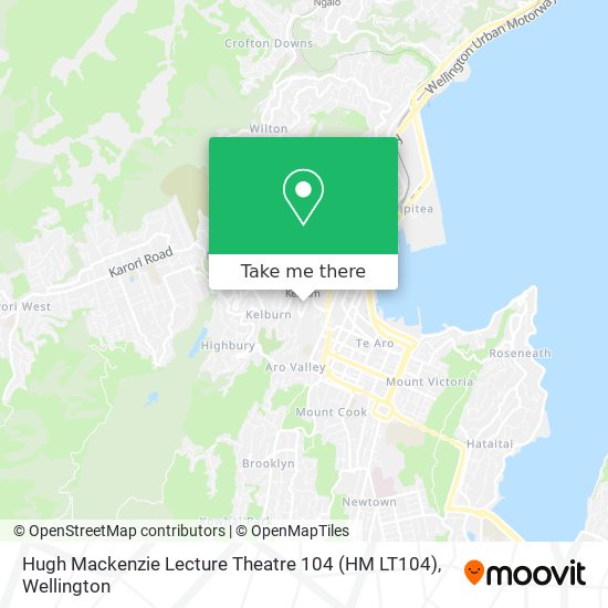Hugh Mackenzie Lecture Theatre 104 (HM LT104) map