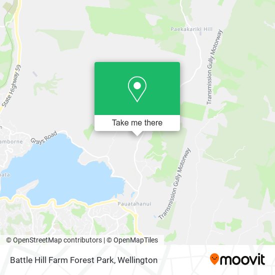Battle Hill Farm Forest Park map