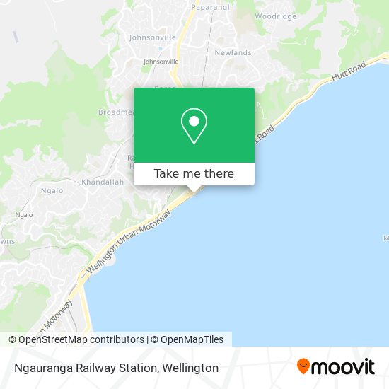 Ngauranga Railway Station map