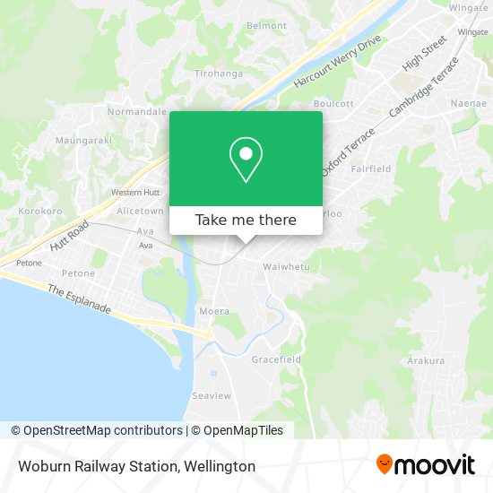 Woburn Railway Station map