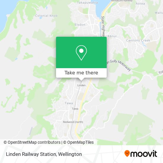 Linden Railway Station map