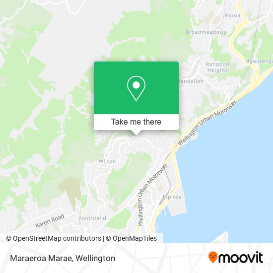 Maraeroa Marae map