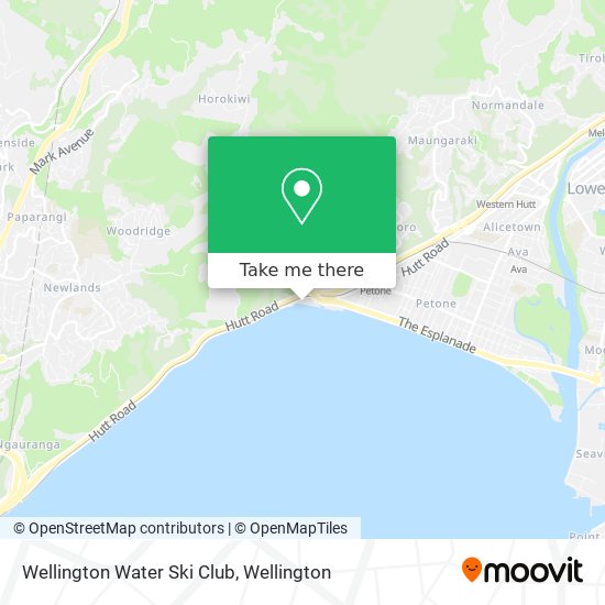 Wellington Water Ski Club map