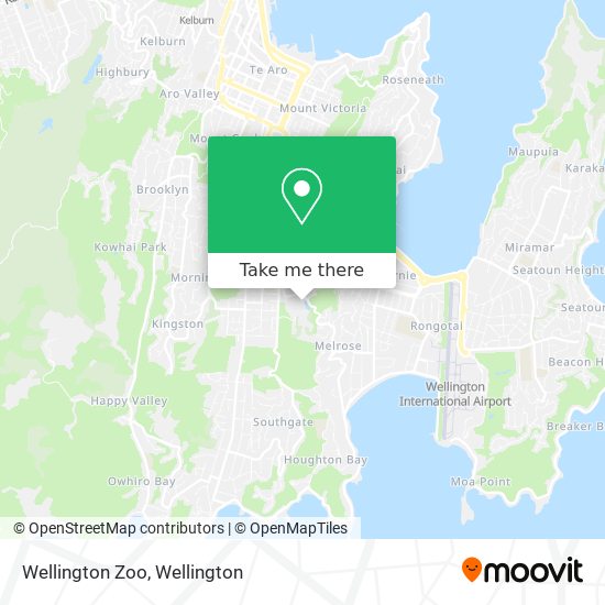 Wellington Zoo map