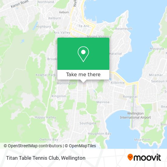 Titan Table Tennis Club map