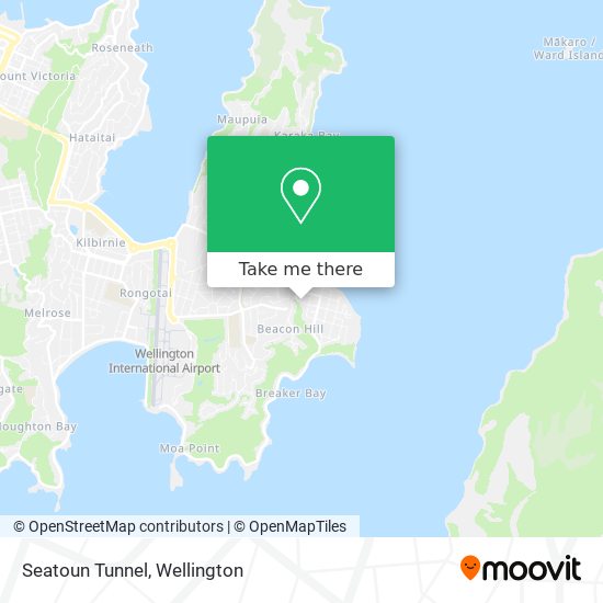 Seatoun Tunnel map
