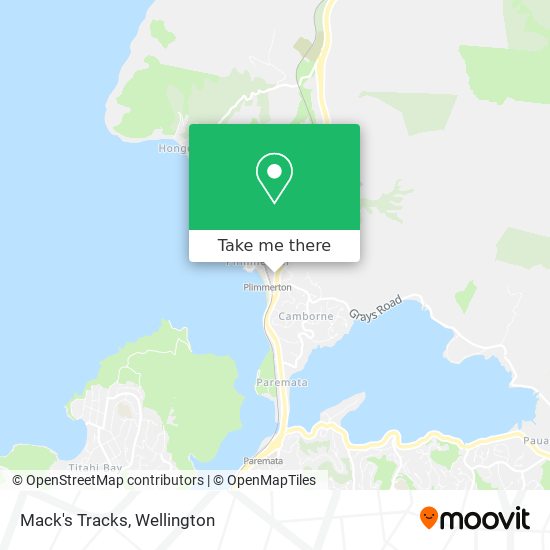 Mack's Tracks map