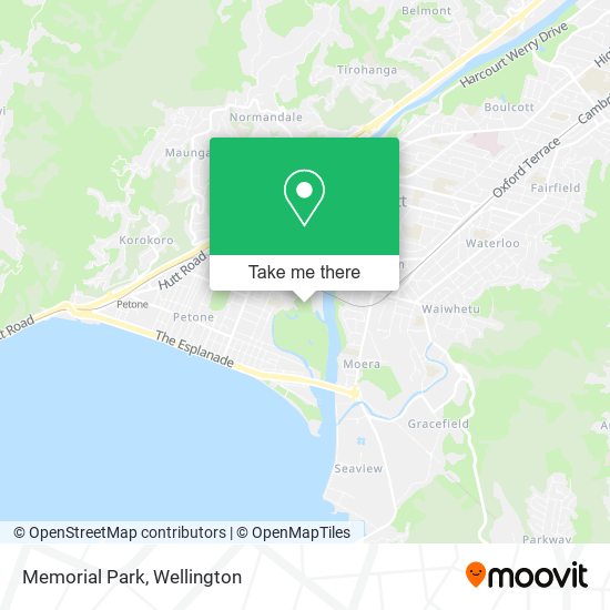 Memorial Park map