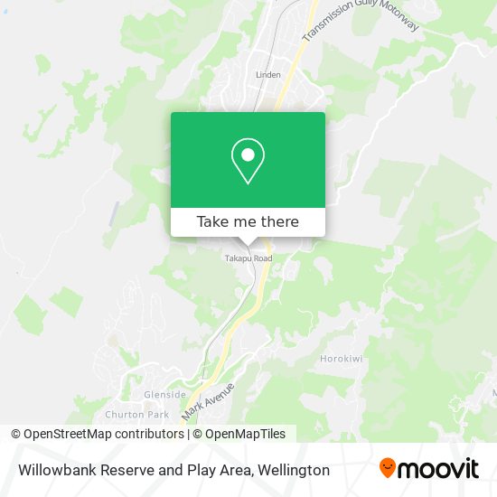 Willowbank Reserve and Play Area map