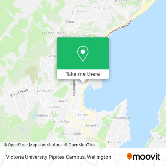 Victoria University Pipitea Campus map