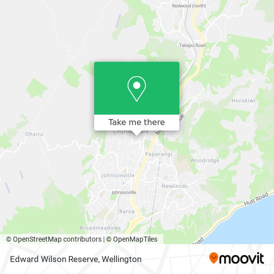 Edward Wilson Reserve map