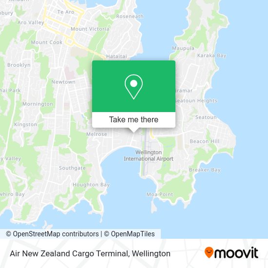 Air New Zealand Cargo Terminal map