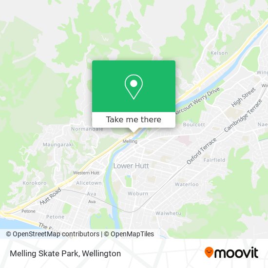 Melling Skate Park map