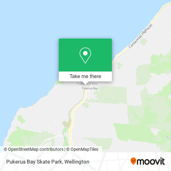 Pukerua Bay Skate Park map