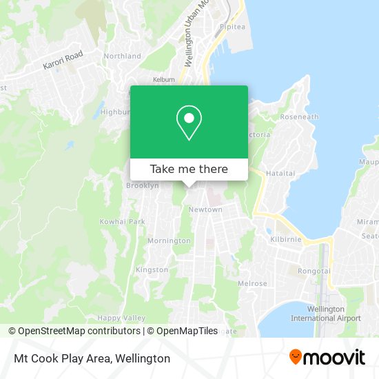 Mt Cook Play Area map