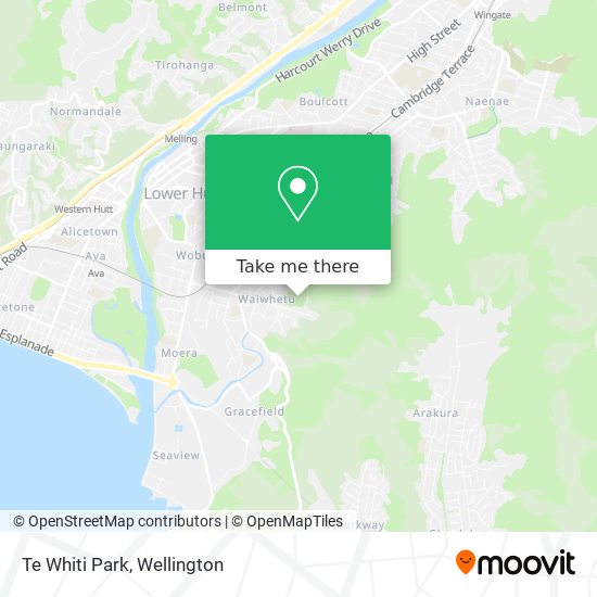 Te Whiti Park map