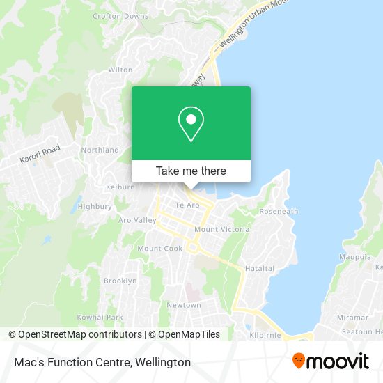Mac's Function Centre map