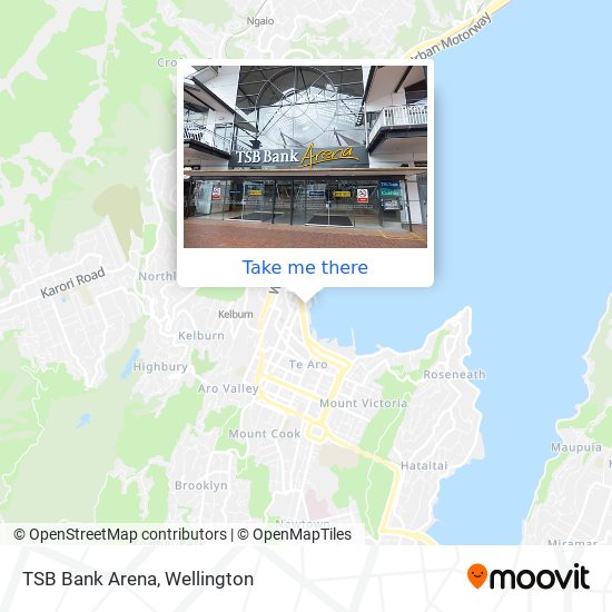 TSB Bank Arena map