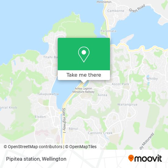 Pipitea station map