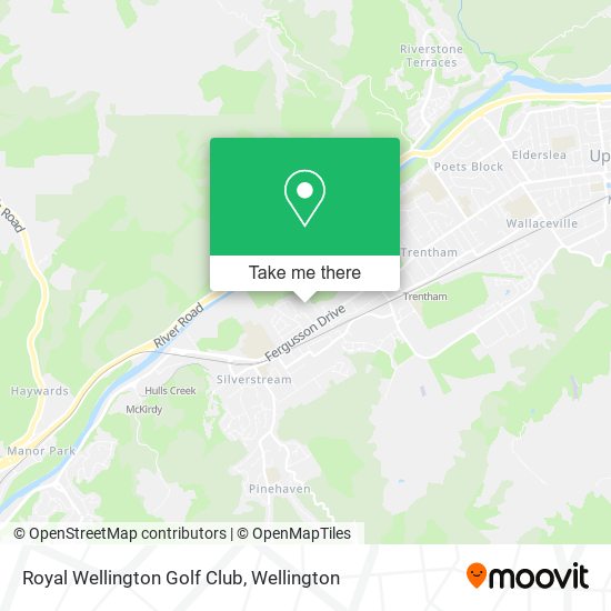 Royal Wellington Golf Club map