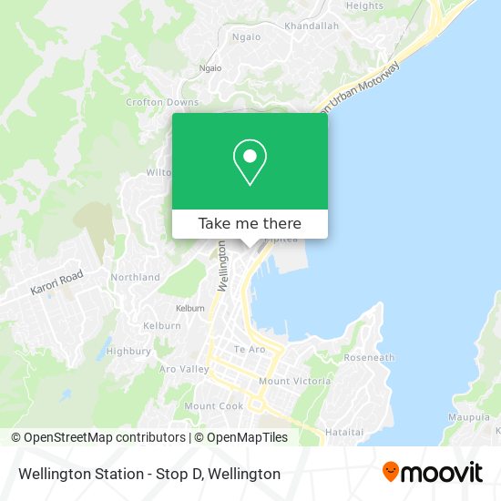 Wellington Station - Stop D地图