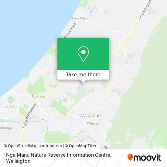 Nga Manu Nature Reserve Information Centre map