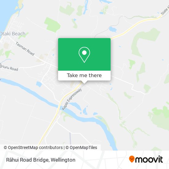 Rāhui Road Bridge map