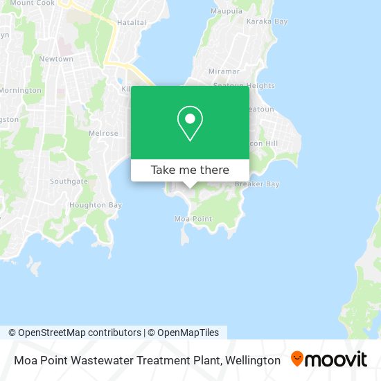 Moa Point Wastewater Treatment Plant map