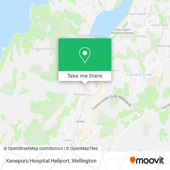 Kenepuru Hospital Heliport map