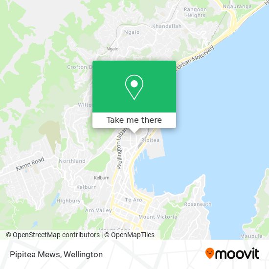 Pipitea Mews map
