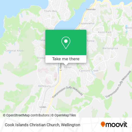Cook Islands Christian Church map
