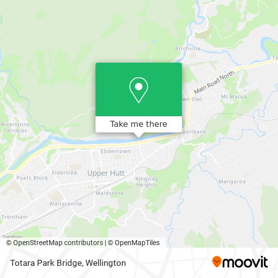 Totara Park Bridge map