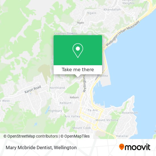 Mary Mcbride Dentist map