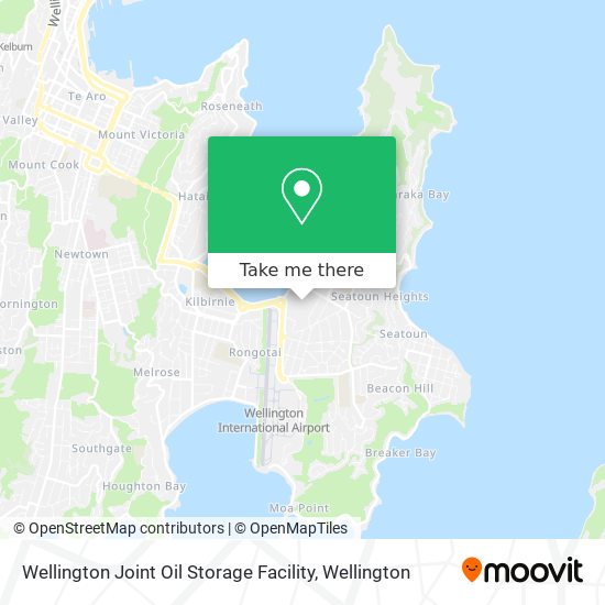 Wellington Joint Oil Storage Facility map