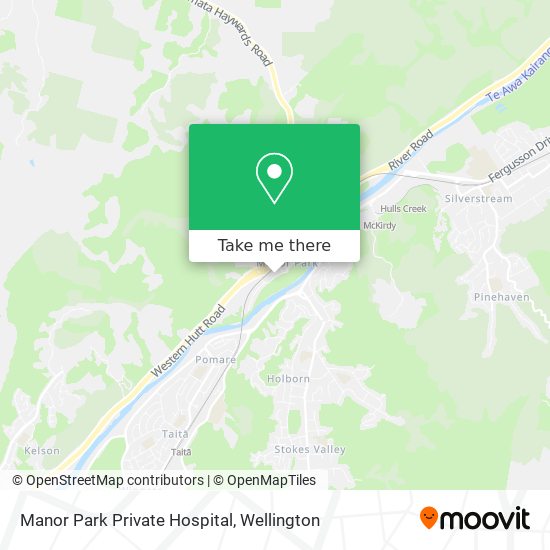 Manor Park Private Hospital map