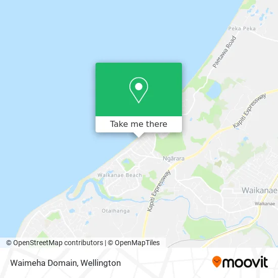Waimeha Domain map