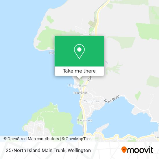 25/North Island Main Trunk地图