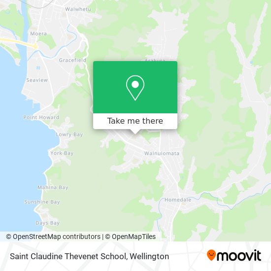 Saint Claudine Thevenet School map